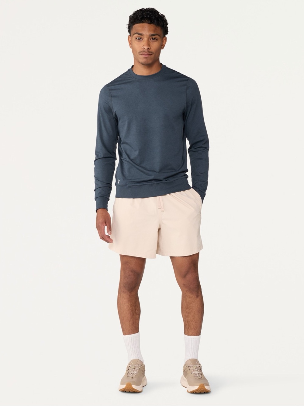 NWT Vuori Ponto Performance Crew in azure Heather size large